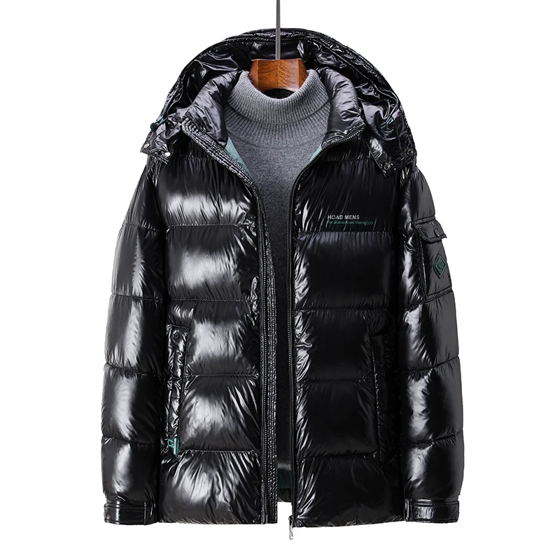 w1871男士短款连帽时尚休闲保暖御寒锁温冬季潮流防风棉衣外套