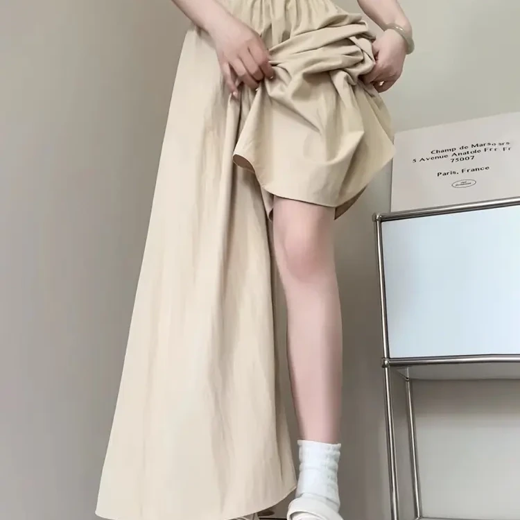 大码300斤冰丝山本裙裤女夏款2025新款爆款高腰垂坠感休闲阔腿裤