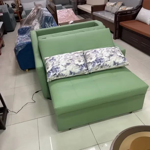 沙发床电动布艺沙发意式法式双人国风轻奢