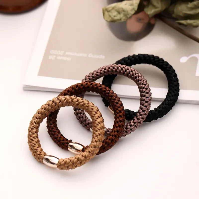 抢！【超值5条装】天王嫂昆凌同款发圈女高马尾发绳高弹力耐用不伤发