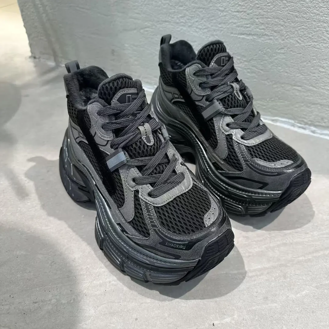 时尚厚底冬季韩版潮流老爹鞋