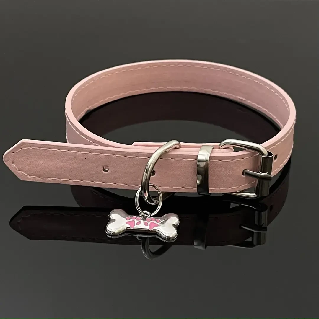 黑色可爱棕色时尚轻奢颈链甜美纯欲骨头ins项圈小众颈带气质腿环