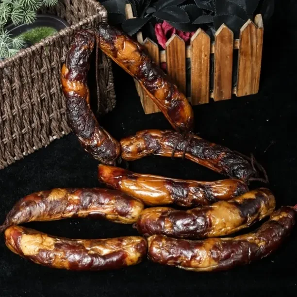 农家传统工艺柴火烟熏腊肠纯香肠贵州特产美味食用