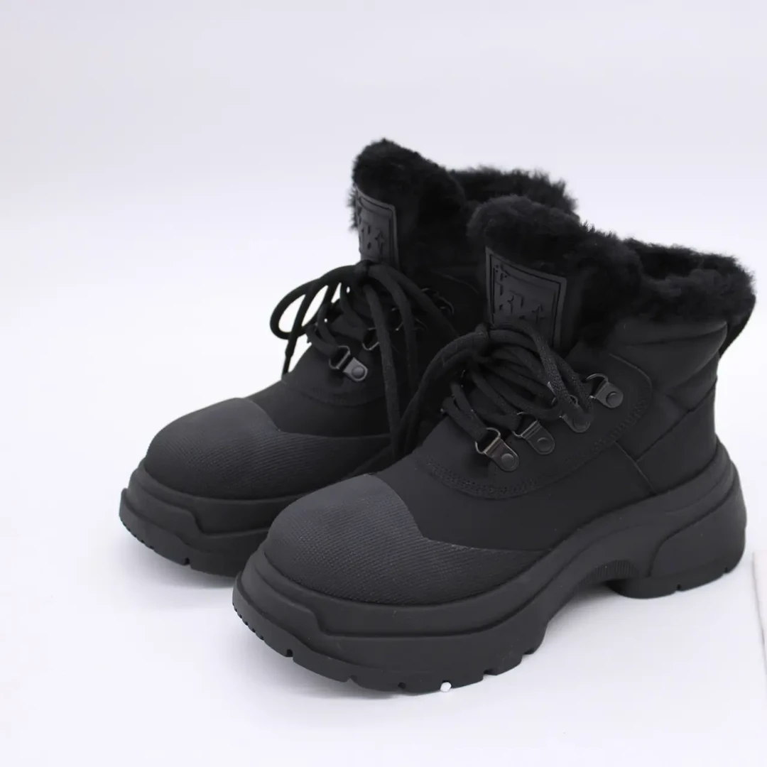 休闲防滑耐磨个性加绒短靴