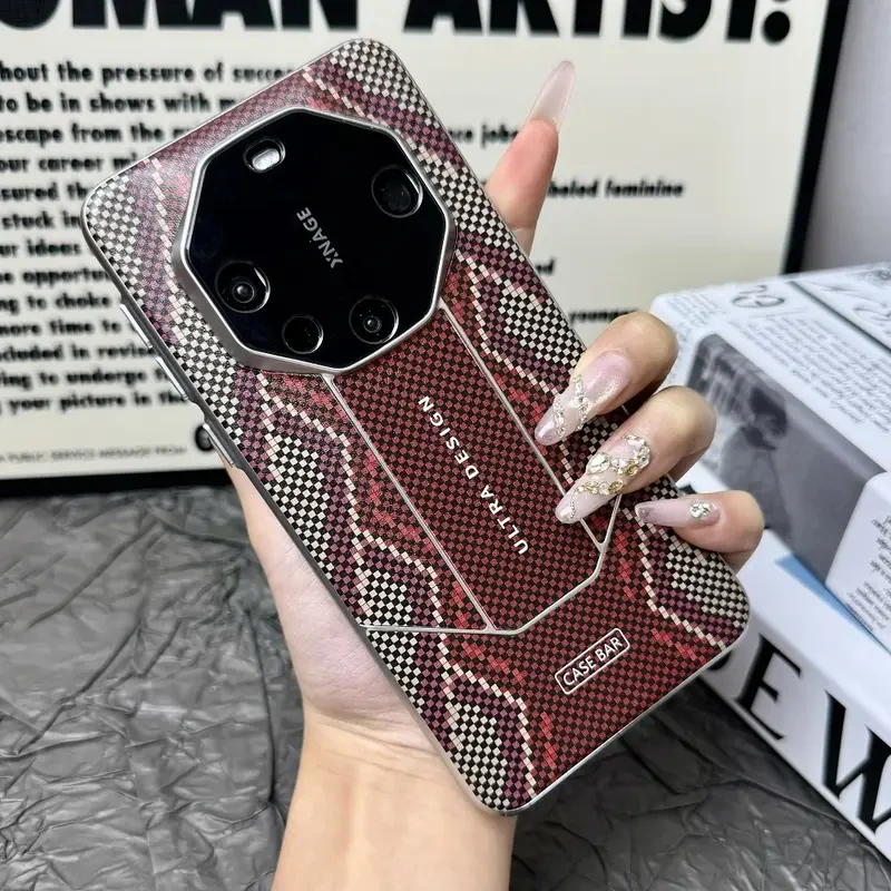 星耀黑秒变非凡大师保时捷适用Mate70Pro手机壳70RS防摔保护套