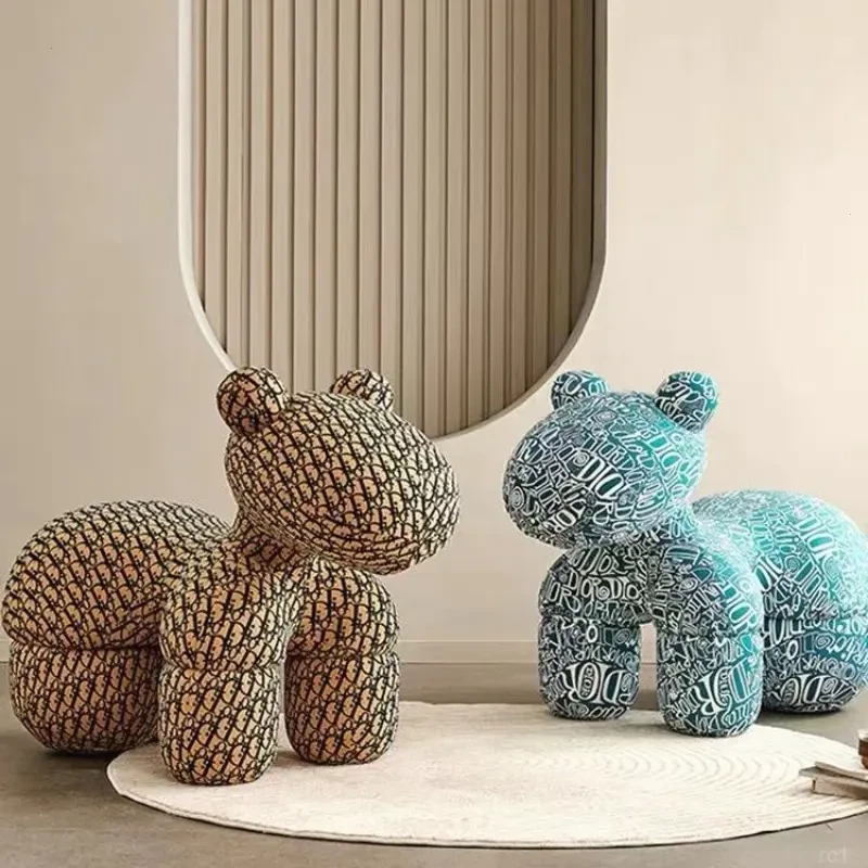 小马椅可爱椅子客厅动物凳子个性儿童坐凳卡通造型一体网红小马凳