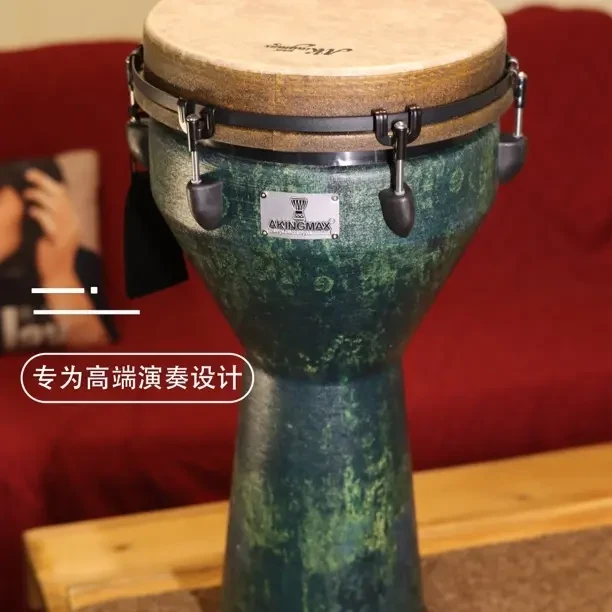 【金风玉露】格里奥演奏级12寸高品质细纤维鼓皮木非洲鼓