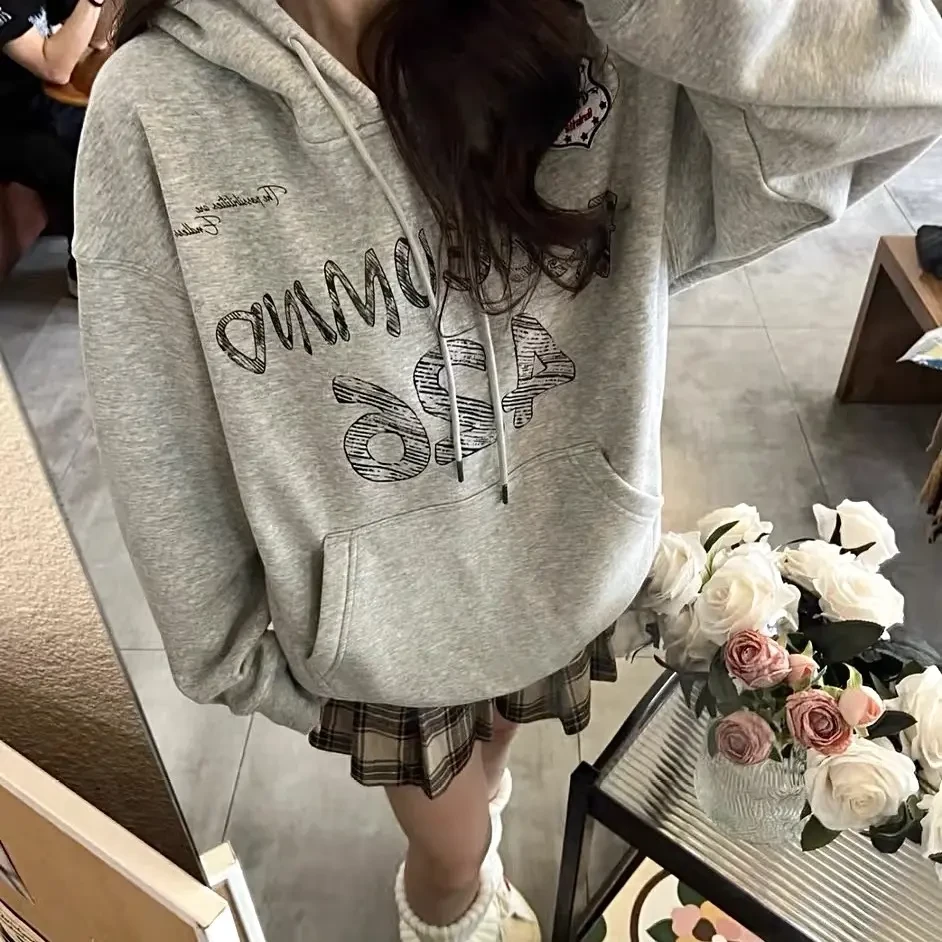 66家国潮美式涂鸦连帽卫衣