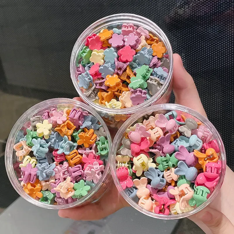 迷你小抓夹宝宝婴儿女童发饰彩色头饰碎发夹子糖果色公主发卡