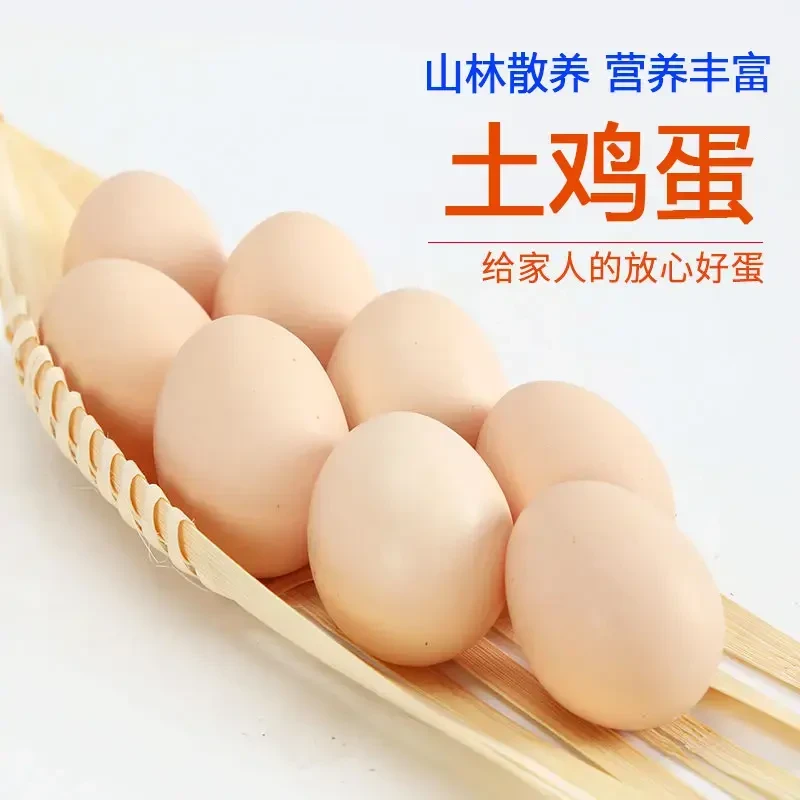 新品【10枚装】正宗山林散养土鸡蛋新鲜柴虫草月子蛋宝宝蛋包邮