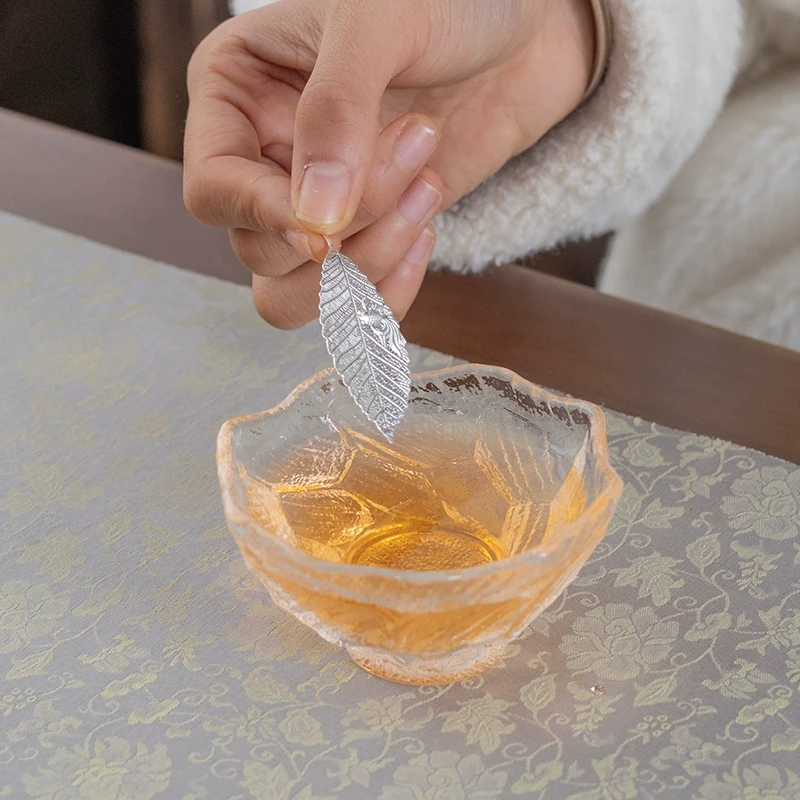 999足银银叶子泡茶煮水专用净化水质纯银离子养生食品级一叶成茗