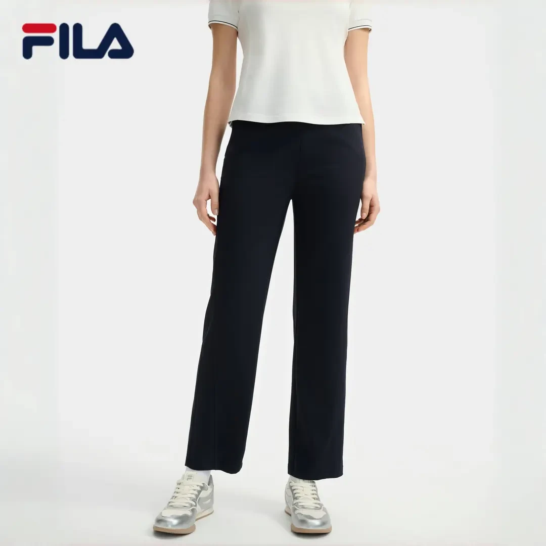 Fila/斐乐2025年春季新款休闲运动裤宽松潮流时尚长裤F11W523601F