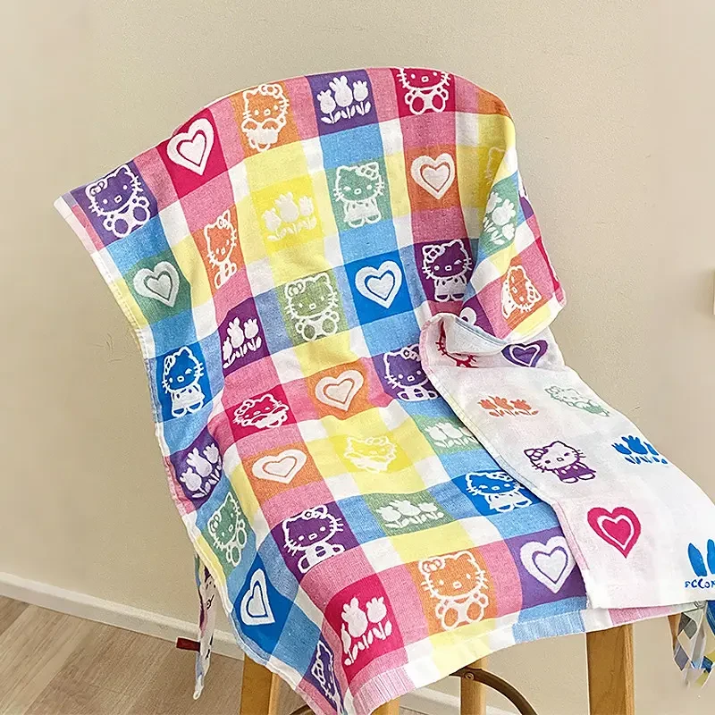 hellokitty浴巾新款速干成人家用学生宿舍加厚加大吸水不掉毛