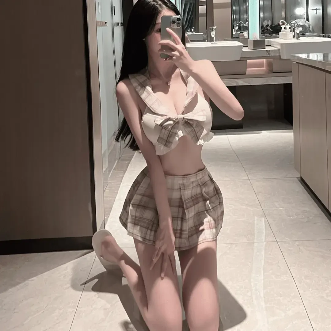 SC（服从命令）jk制服套装纯欲短袖衬衫女夏季高腰包臀半身裙两件套