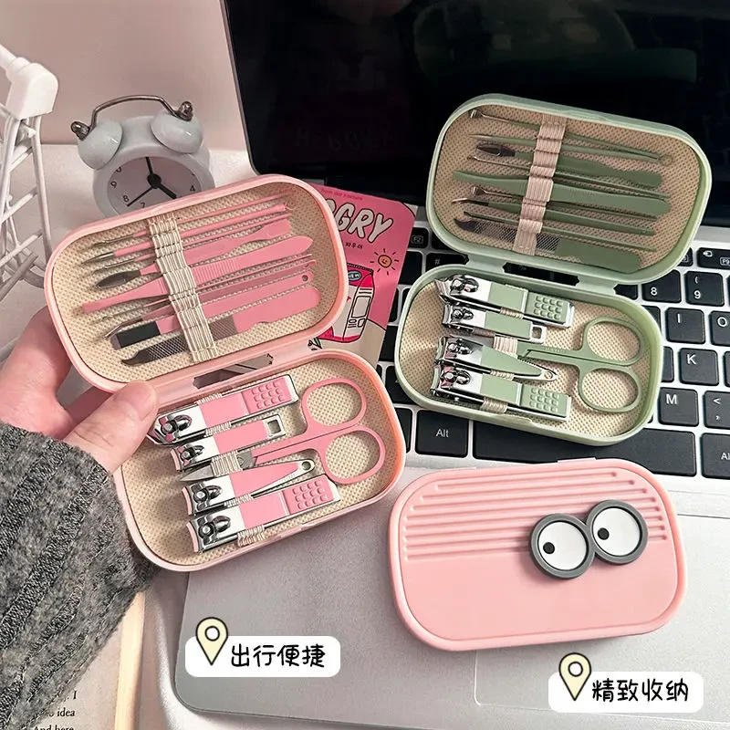 宿舍可爱指甲刀套装女学生指甲剪指甲钳卡通儿童大号美甲工具全s