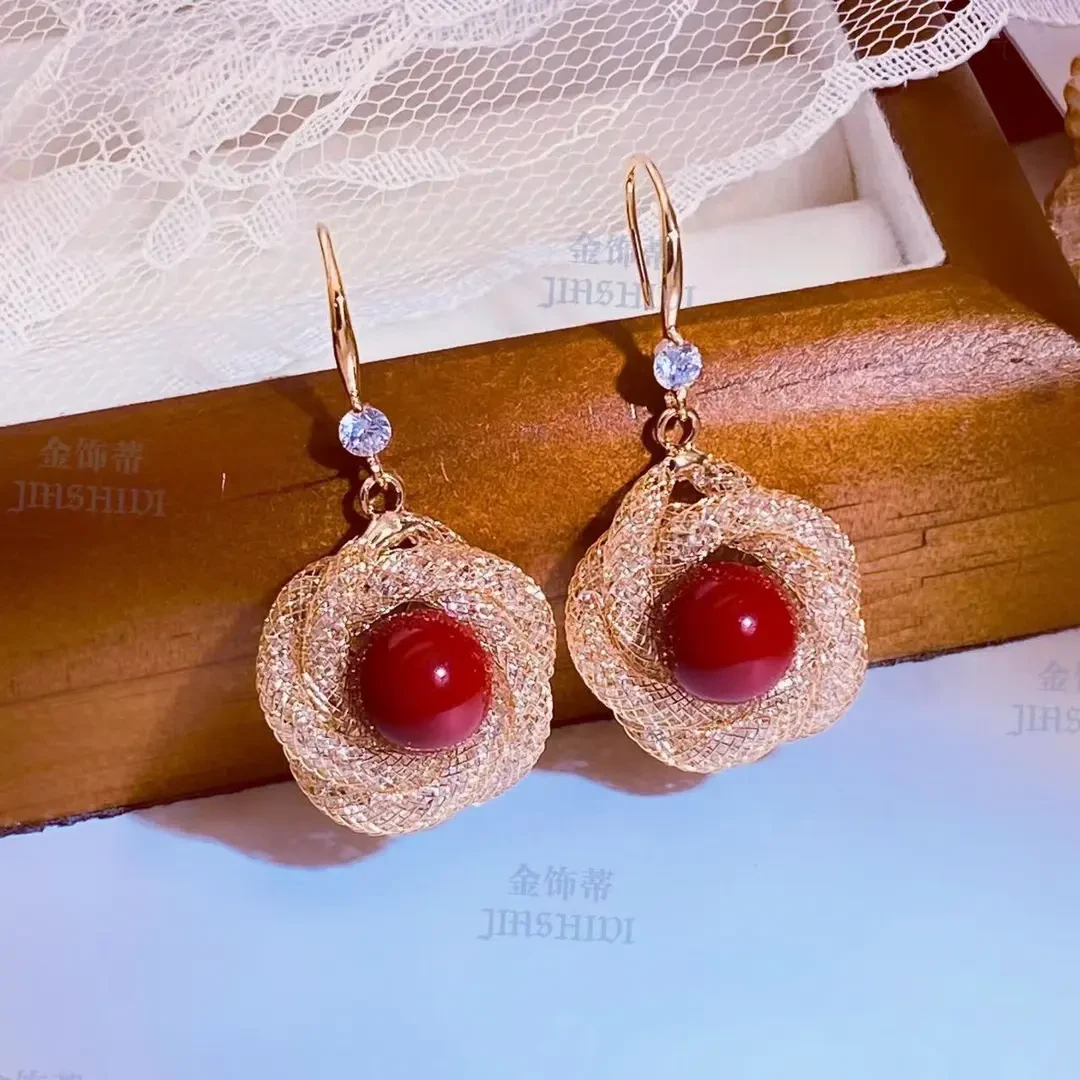 925银针耳饰 高级感时尚百搭轻奢气质耳环018