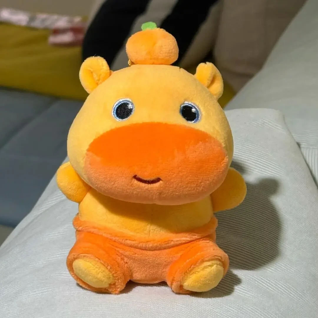 高颜值水豚噜噜毛绒玩偶公仔可爱挂件收藏送朋友闺蜜礼物包包挂mg