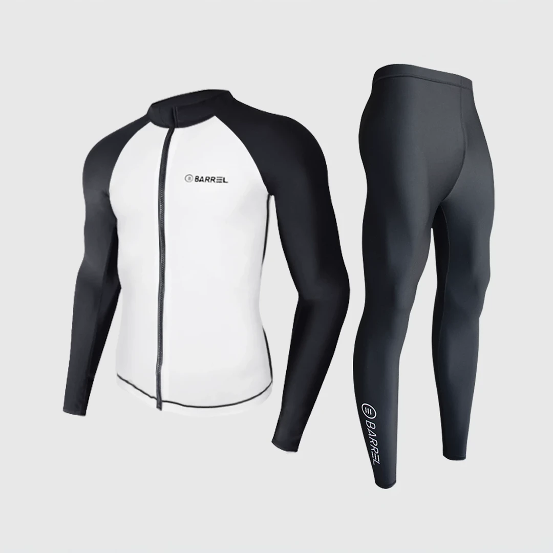 德国韩国潜水服男士分体长袖游泳防晒速干温泉紧身泳裤浮潜冲浪水