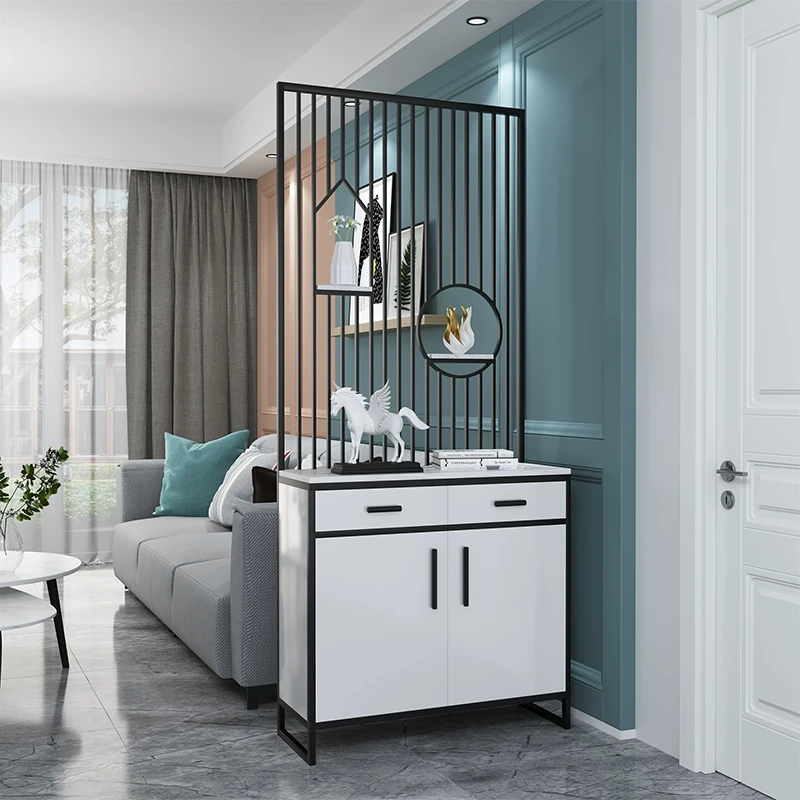 入户玄关柜鞋柜一体客厅隔断柜大气现代屏风柜轻奢进门间厅储物柜