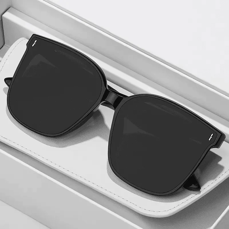 高颜值百搭墨镜痞帅防紫外线太阳眼镜男女防强光时尚潮流复古大框