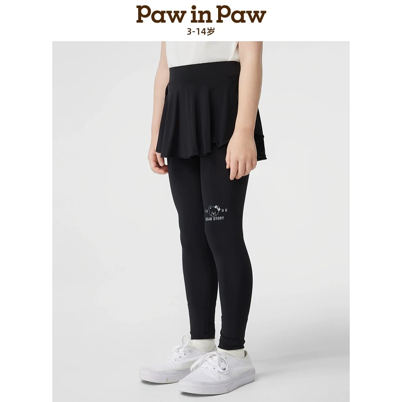 【会员】PawinPaw25年春季新款女童打底裤百搭裙裤PCTMF2322E