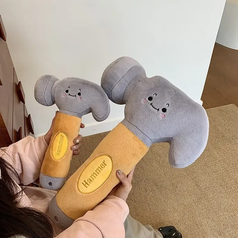 新款可爱创意螺丝刀扳手锤子卡通毛绒玩具公仔玩偶可按摩搞怪公仔