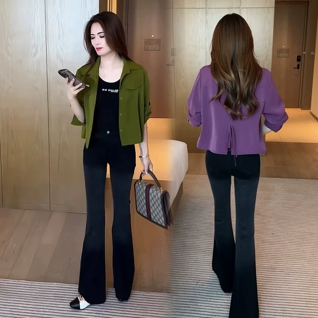 衬衫女2025秋季新款时髦洋气宽松显瘦设计感小众减龄小个子衬衣潮