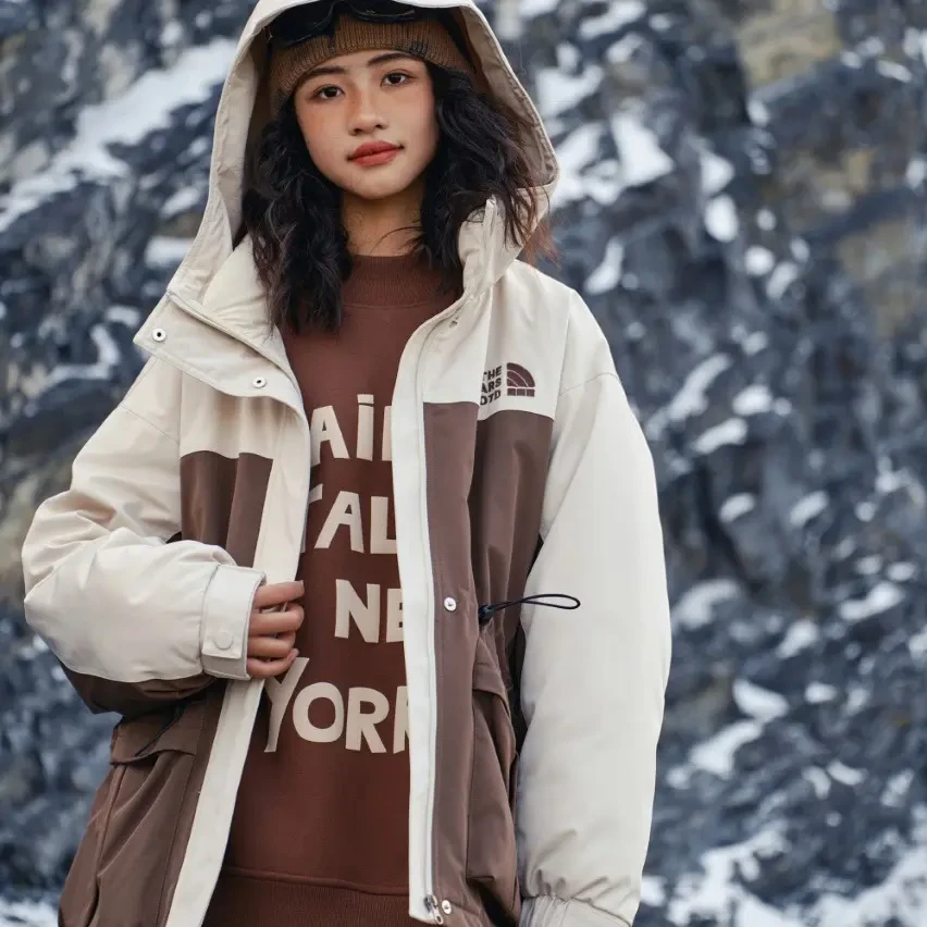 工装男女款冬季保暖户外运动外套情侣款