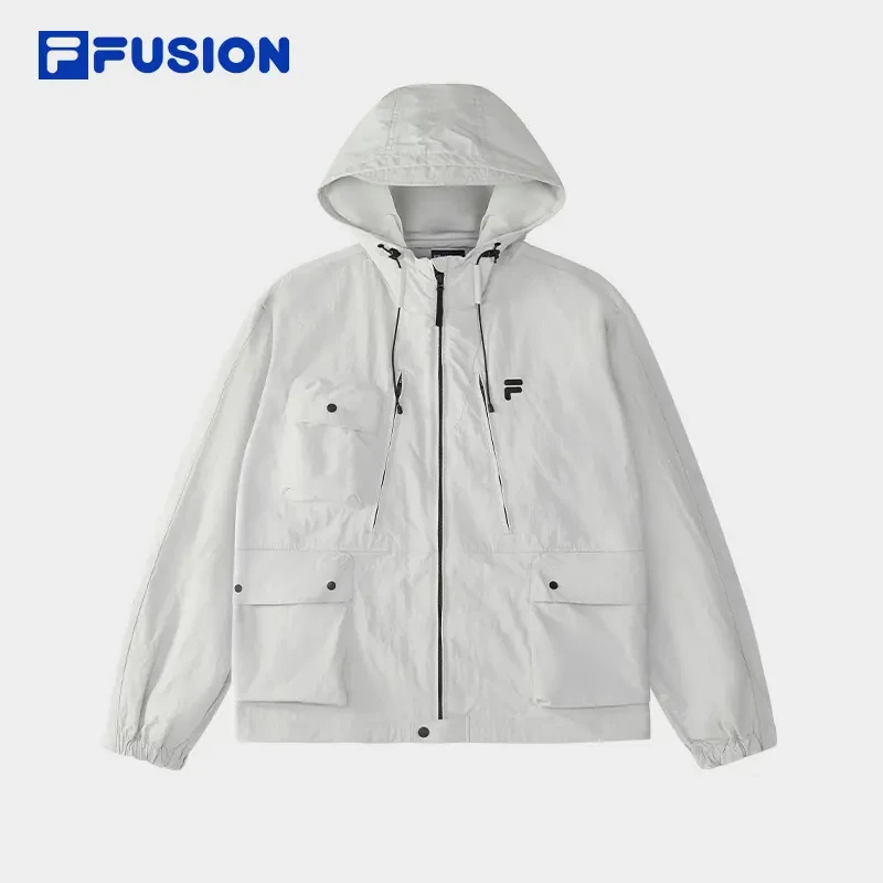 FILA/斐乐夏季机能运动连帽外套男款 户外潮流时尚T11M523701F