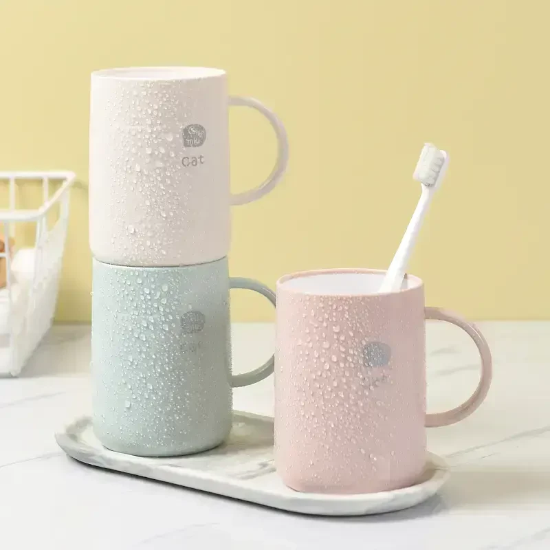 加厚防霉漱口杯牙刷杯治愈色系情侣少女闺蜜宿舍家用学生洗漱杯子
