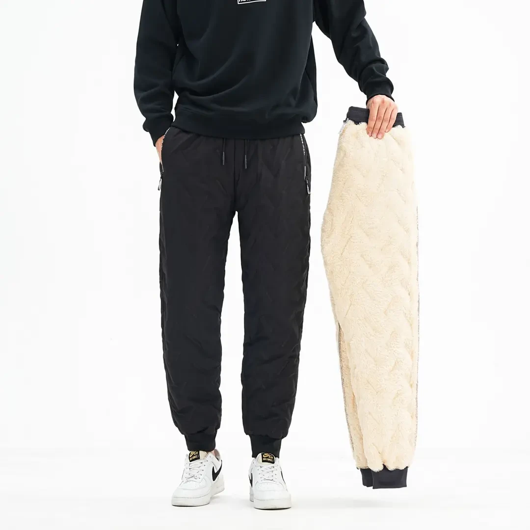 【三层加绒加厚】冬季棉裤男女同款防寒加绒加厚休闲裤大码宽松保暖