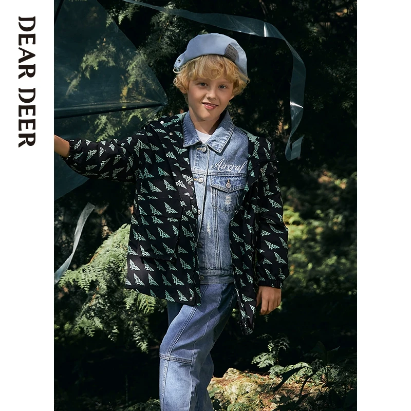 【直播清】迪迪鹿男大童春秋季儿童外套男童连帽C111BB21310