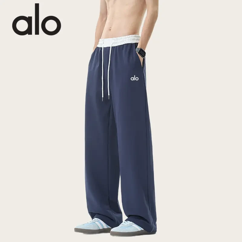 【官方奥莱】品牌折扣秋冬复古卫裤百搭常规款运动裤加厚美式男士