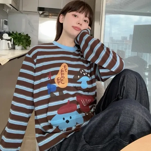 SEVENFUOO -【可爱蘑菇】长袖