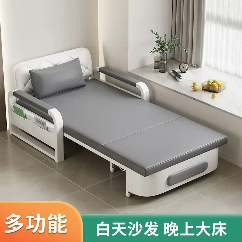 单人沙发床折叠两用2025新款小户型折叠床阳台伸办公室家用可折叠