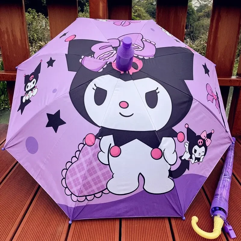 儿童伞库洛米儿童雨伞女童全自动女孩小学生一年级网红高颜值可爱