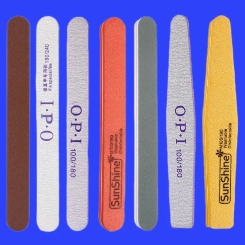 美甲工具超薄全套海绵搓条磨砂条指甲锉指甲抛光条修型工具挫条