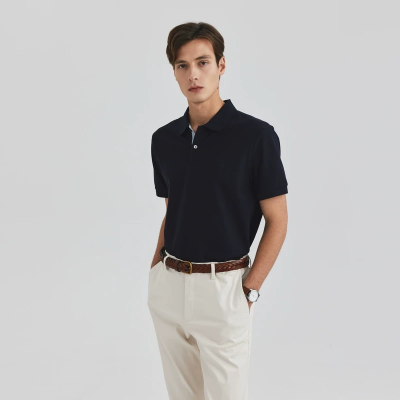 【3A抑菌】SCOFIELD男士全棉短袖液氨T恤休闲商务POLO衫SMHAE37K03