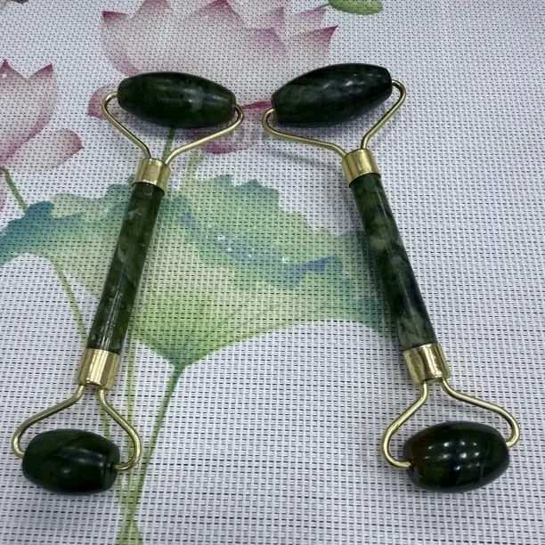 天然岫玉精美滚轮美美棒多样性发货一件【50】