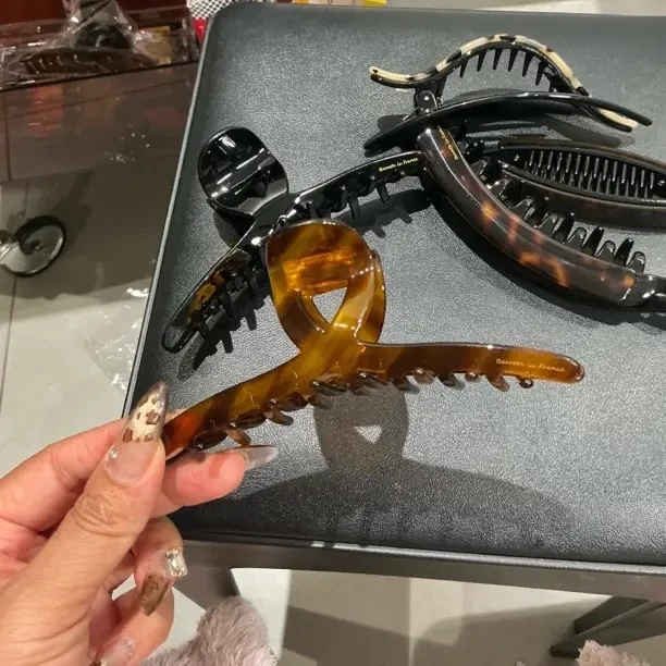 法式高级感抓夹简约气质后脑勺盘发头饰新款发卡