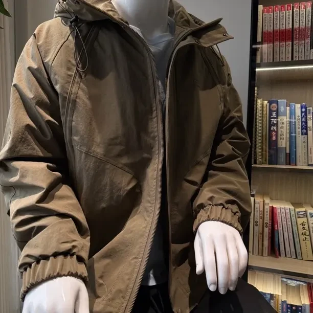 男士冬季时尚百搭二棉连帽外套#90008