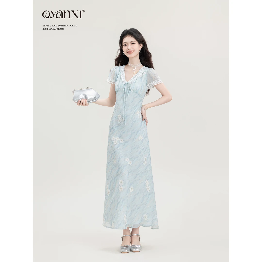 【OYANXI!清清！】《梦湖之境》连衣裙CY234595