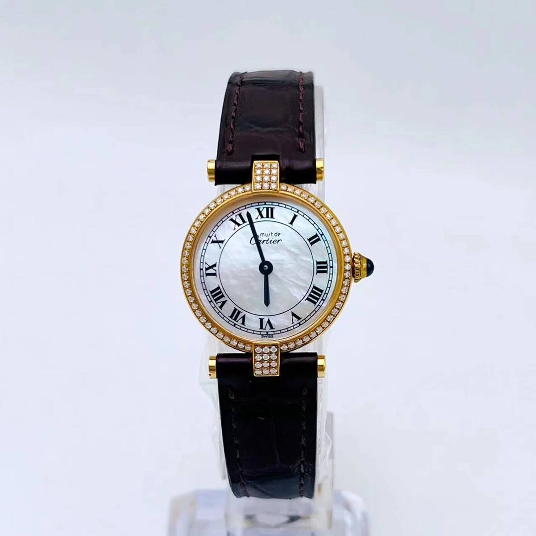 95新 Cartier/卡地亚 腕表/瑞士名表 卡地亚42910石英瑞士名表