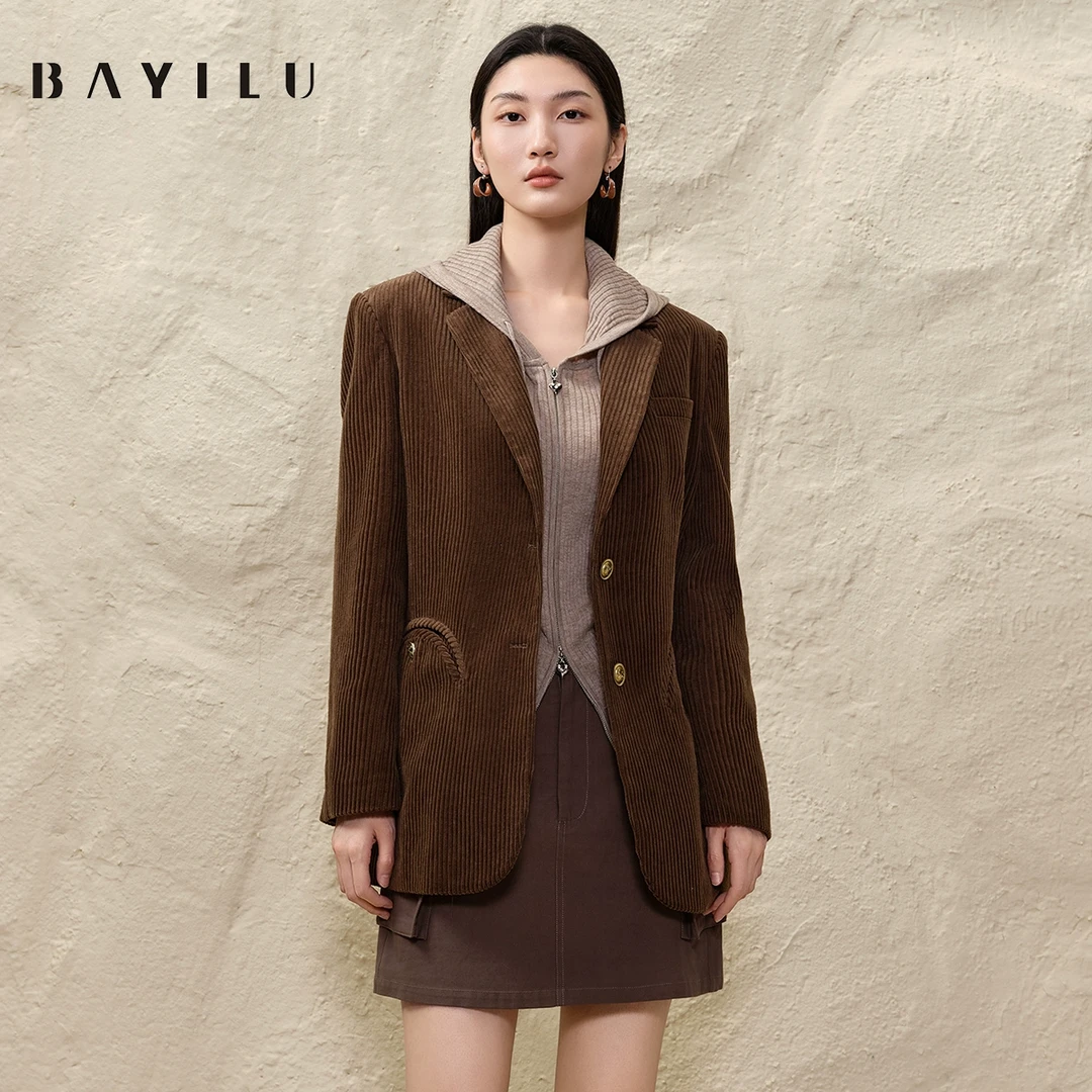 【女乔】芭依璐2025春季新款休闲气质外套91W5629