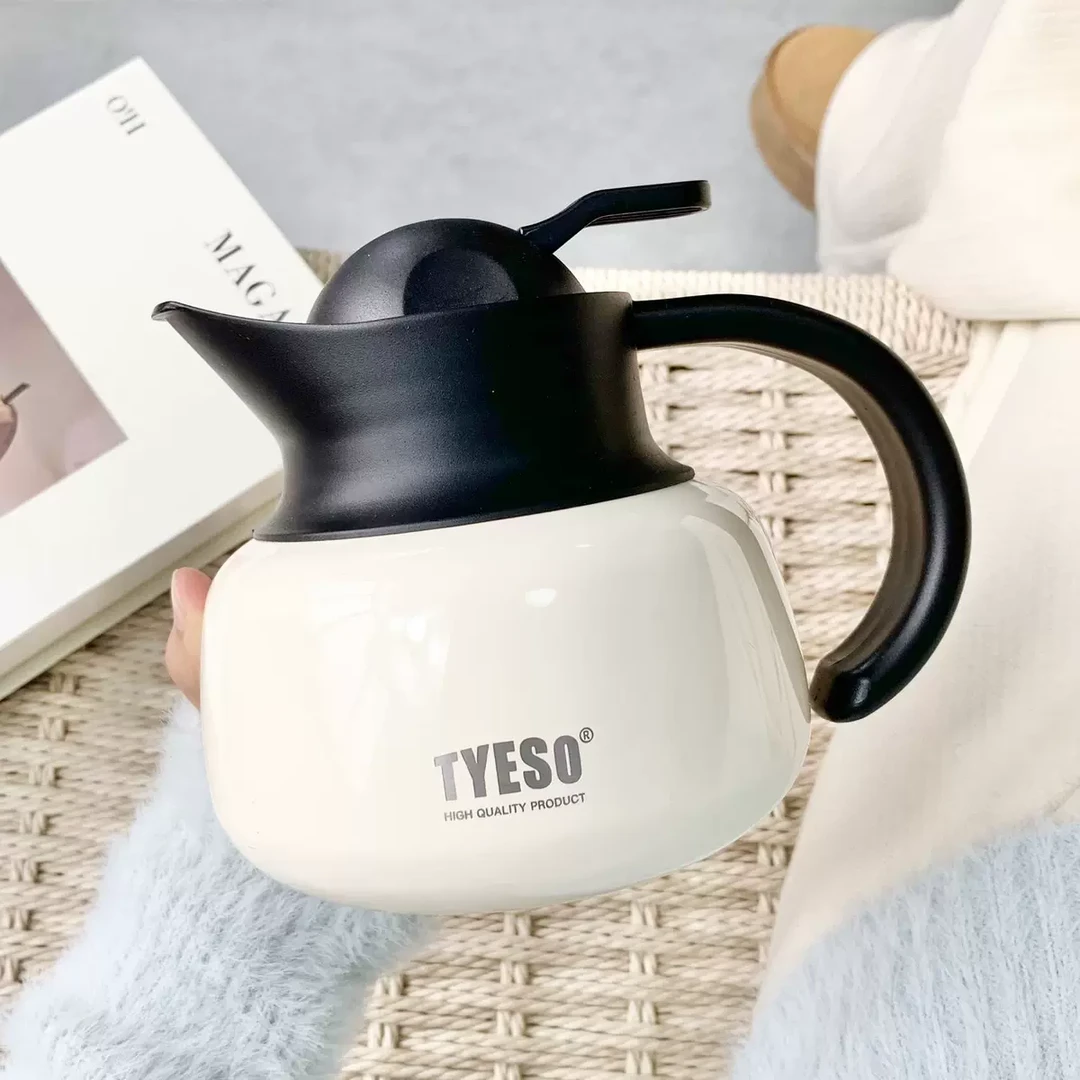 高档闷茶壶高端大容量闷泡湖老白茶大师保温壶家用304不锈钢手柄