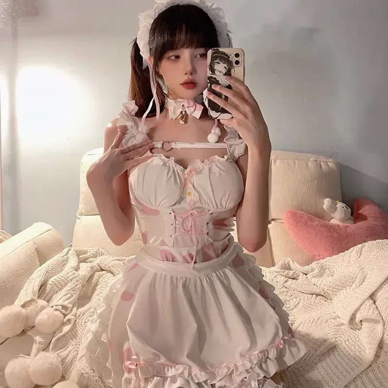 日系可爱少女兔女郎甜美性感纯欲风睡裙cos战袍软妹制服洛丽塔jk