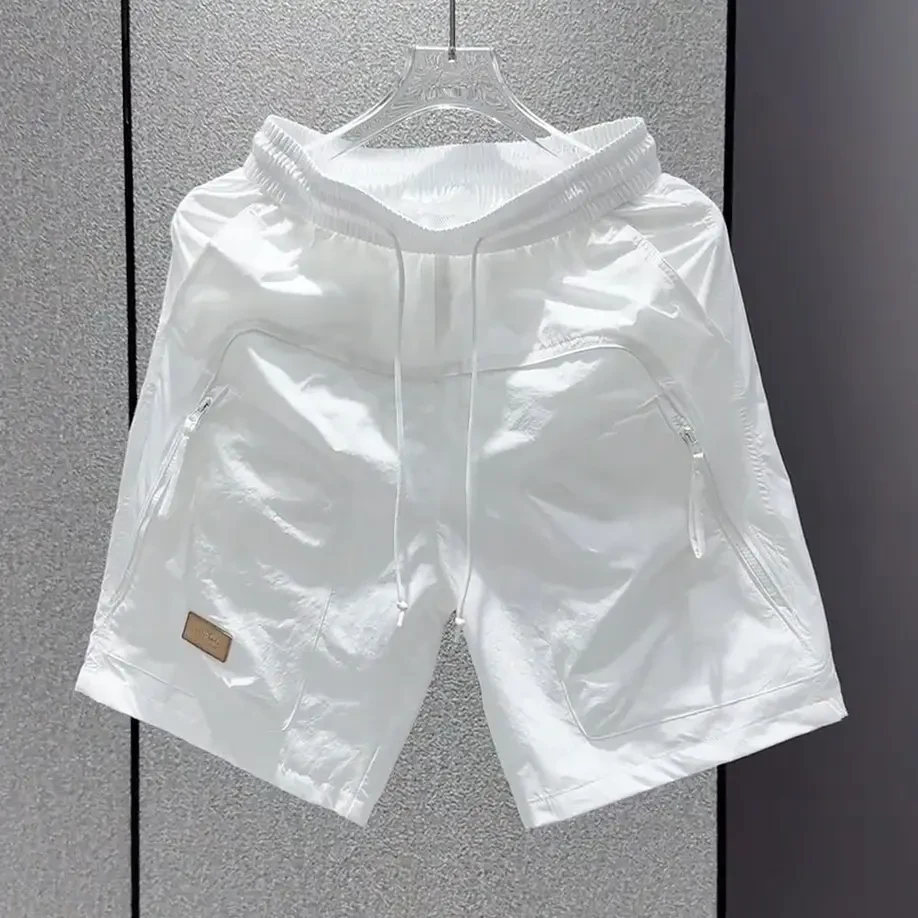 2025夏季工装户外速干运动短裤男潮牌百搭轻薄冰丝透气休闲五分裤