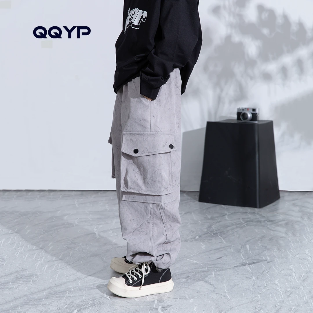 儿童工装裤2025春装新款中大童潮酷韩版休闲裤子男童帅气宽松长裤