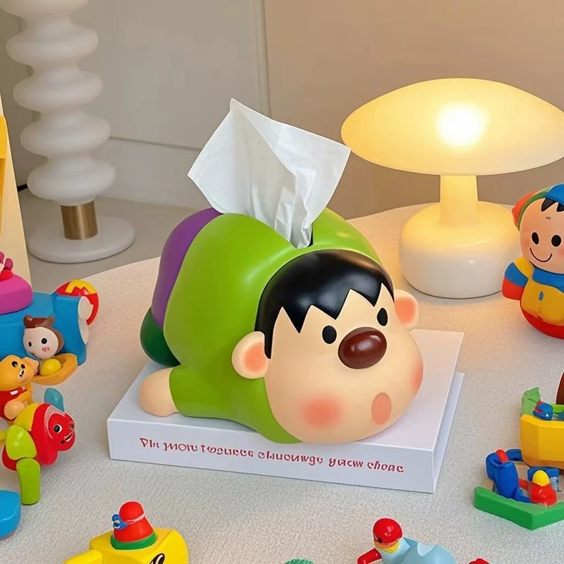 【新家的100个快递】胖虎纸巾盒客厅抽纸盒家用高颜值茶几摆件