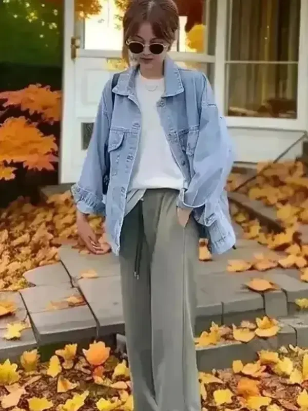 C701菲菲惊喜社T恤上衣百搭韩版休闲裤子时尚宽松